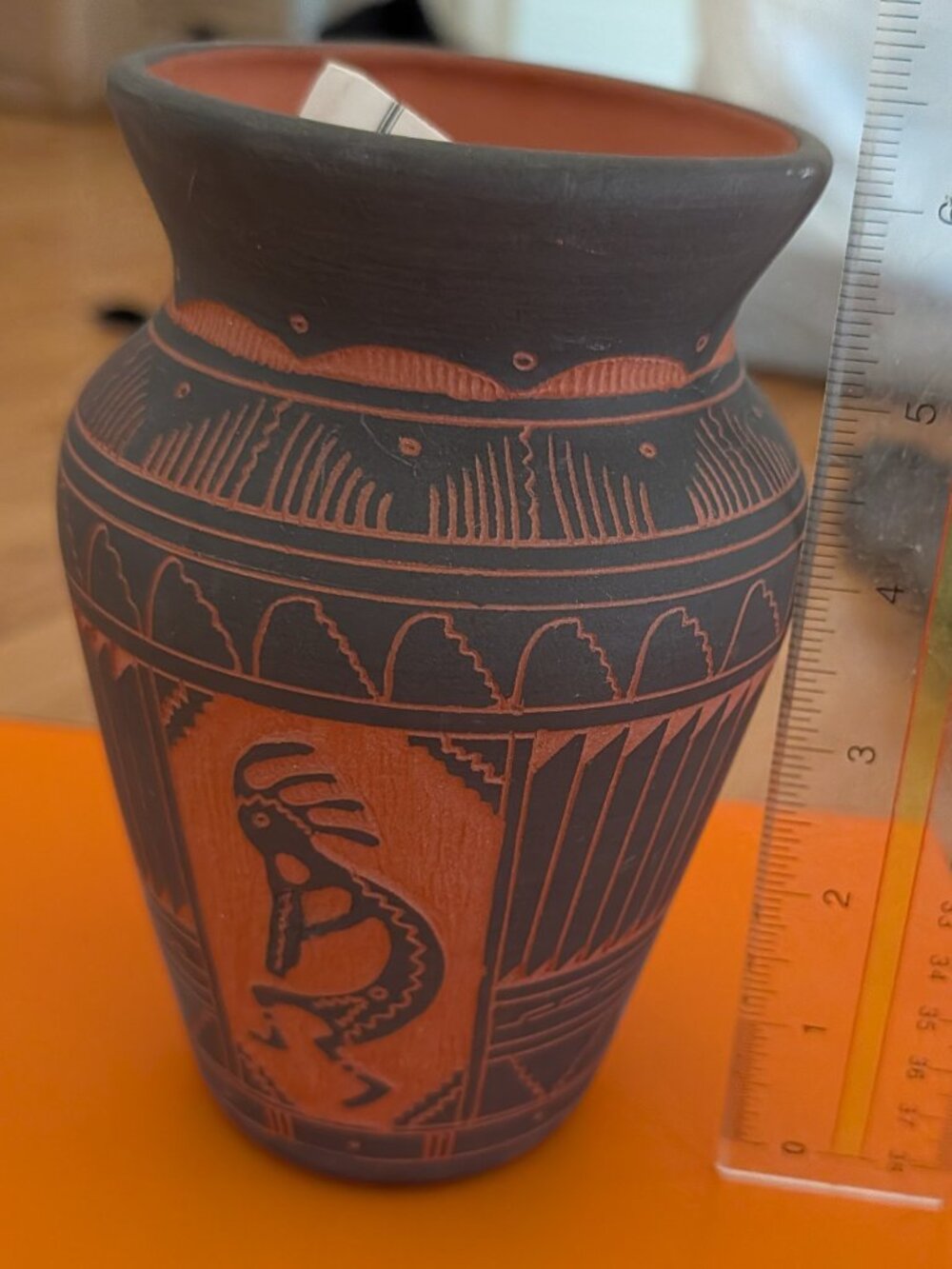 Petrified Wood Cultural Pottery Vase